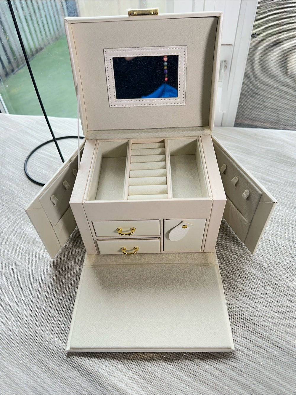 Jewellery Box Ladies Jewelry Box Multilayer Stud Earrings Ring Box Necklace